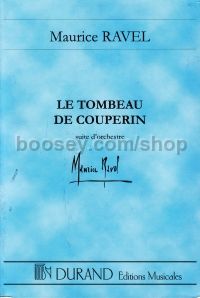 Le Tombeau de Couperin (score)