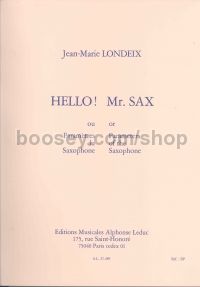 Hello! Mr. Sax, or, Parameters of the Saxophone