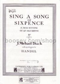 Sing A Song Of Sixpence Low Voice/Piano