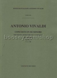 Concerto in E Minor, RV 277 (Violin & Orchestra)