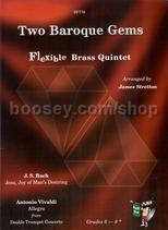Two Baroque Gems (flexible brass quintet)