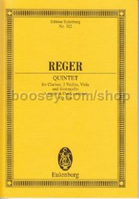 Clarinet Quintet in A Major, Op.146 (Clarinet & String Quartet) (Study Score)