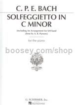 Solfeggietto Cmin (2 Versions) parsons