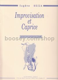 Improvisation Et Caprice saxophone