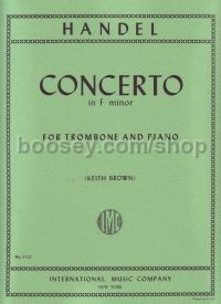 Concerto In Fmin Trombone & Piano