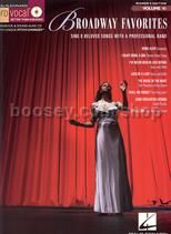 Pro Vocal 41 Broadway Favourites Bk/CD women's