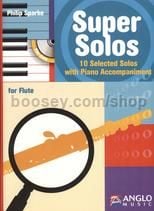 Super Solos Flute + piano accomps CD