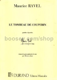 Le Tombeau de Couperin - wind quintet (set of parts)