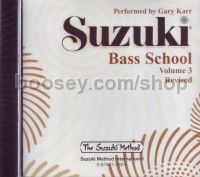 Suzuki Bass School Vol.3 (CD only)