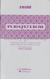 Requiem (arr. SATB) vocal score