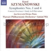 Symphonies Nos 1 & 4 music Cd