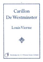 Carillon De Westminster organ