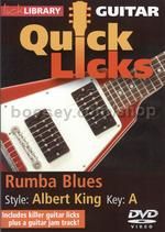 Quick Licks Albert King Rumba Blues DVD