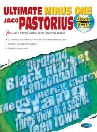 Jaco Pastorius Ultimate Minus One bass Bk/CD