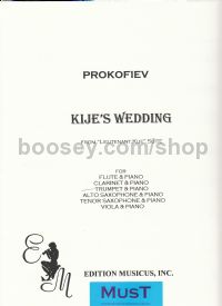Kijé's Wedding (from "Lieutenant Kijé Suite Op 60") arr. trumpet (or any Bb instruments) & piano