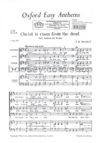 Christ Is Risen From The Dead SATB 