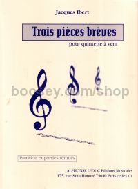 Pieces Breves (3) for wind quintet