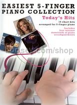 Easiest 5 Finger Piano Collection Today's Hits