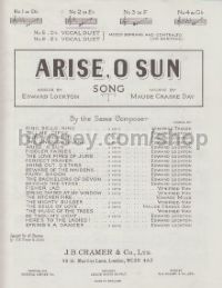Arise O Sun (key: Eb)