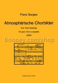 Atmospheric Choral Pictures (choral score)