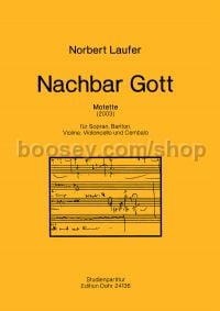 Neighbour God - Soprano, Baritone, Violin, Cello & Harpsichord