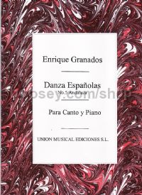 Andaluza (Danza Espanola No5)  Voice & P