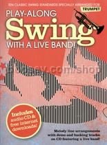 Play Along Swing With A Live Band Trumpet Bk/CD