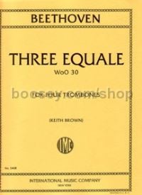 3 Equale for 4 Trombones arr. Brown