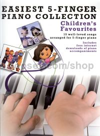 Easiest 5 Finger Piano Collection Children's Favourites