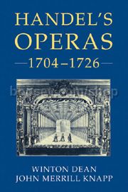 Handel's Operas 1704-1726 Dean & Knapp hardback