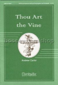 Thou Art The Vine SATB/keyboard