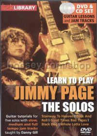 Jimmy Page Learn To Play The Solos lick Lib Dvd
