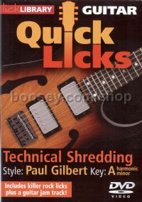 Quick Licks Technical Shredding Dvd