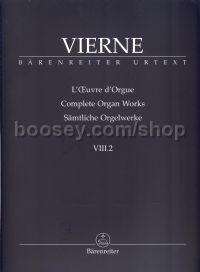 Organ Works VIII Pieces En Style Libre