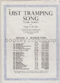 Uist Tramping Song (Come Along) for voice & piano