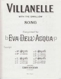 Villanelle (key: Eb) (without Cadenzas)