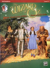Wizard of Oz - 70th Anniversary Deluxe Edition (arr. alto sax) Book & CD