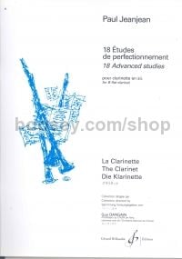 Etudes (18) De Perfectionnement Clarinet
