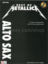Best Of: Metallica (alto sax) (Book & CD)
