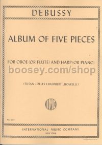 Album of 5 pieces (oboe/flute & harp/piano)