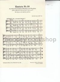Cantata BWV 89 "Was Soll Ich Aus" (choral score)