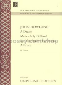 A Dream/Melancholy Galliard/Sir John Smith His Almaine/A Fancy (Guitar)