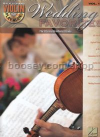 Violin Play-Along 13: wedding favourites (Bk & CD)