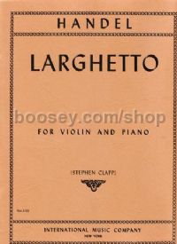 Larghetto Op 1 No.9 (violin & piano)
