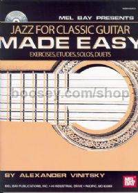 Jazz For Classical Guitar Made Easy (Bk & CD)