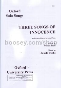 Three Songs of Innocence (soprano, clarinet in A & piano)