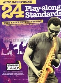 Play Along Standards (24) + Rhythm Section (Alto Sax)