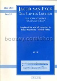 Der Fluyten Lusthof (complete 3 volumes) Descant Recorder