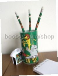 Animal Band: Gift Set with Beaker Pen Pencil Sharpener
