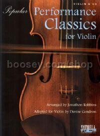 Popular Performance Classics For Violin (Bk & CD)